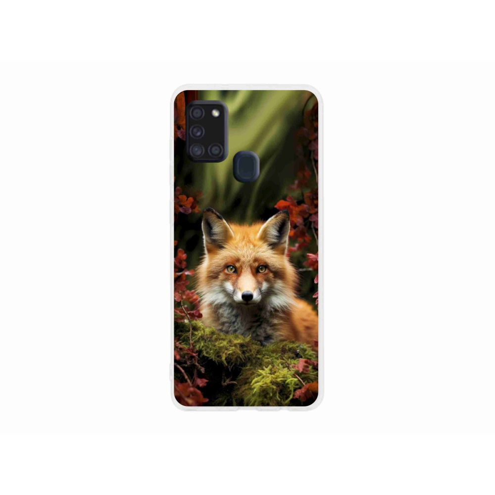 Gélový kryt mmCase na Samsung Galaxy A21s - líška v lese