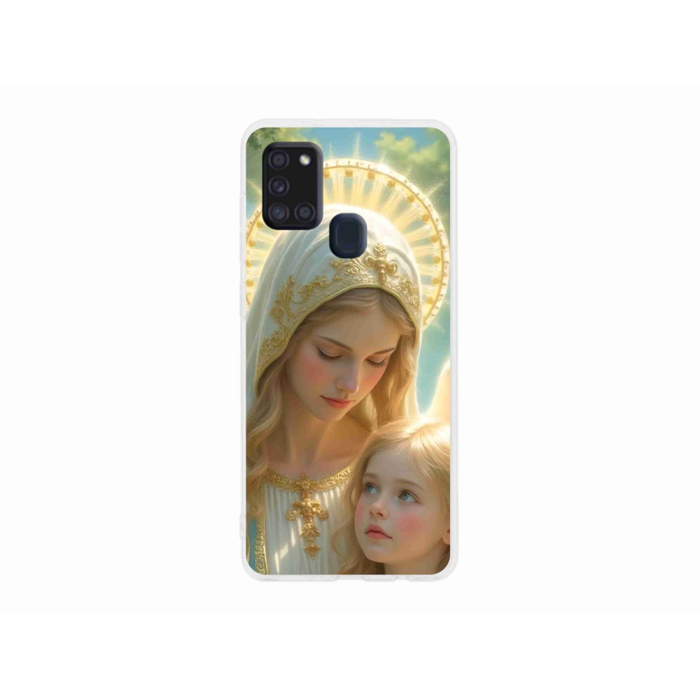 Gélový kryt mmCase na Samsung Galaxy A21s - náboženský motív 2