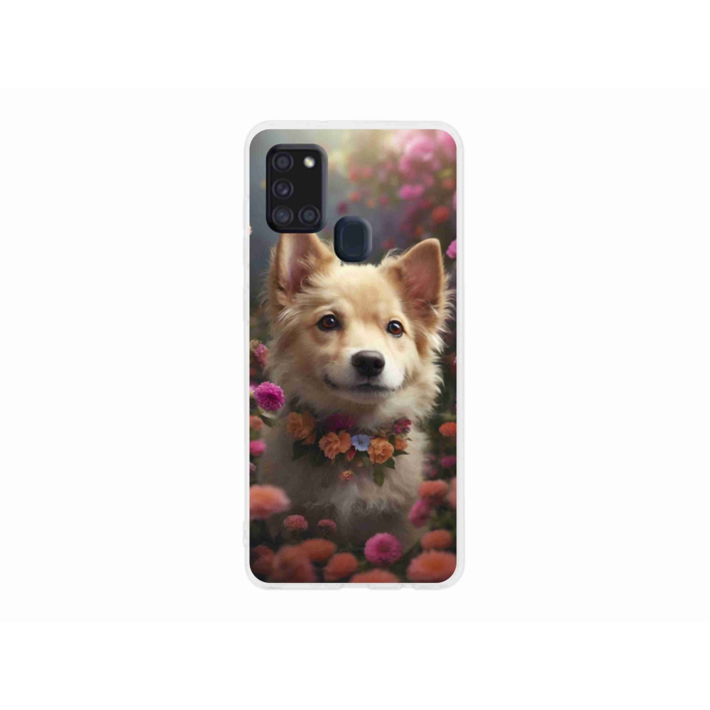 Gélový kryt mmCase na Samsung Galaxy A21s - nemecký špic