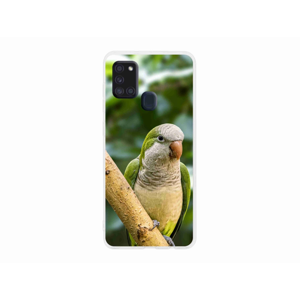 Gélový kryt mmCase na Samsung Galaxy A21s - papagáj mníšok