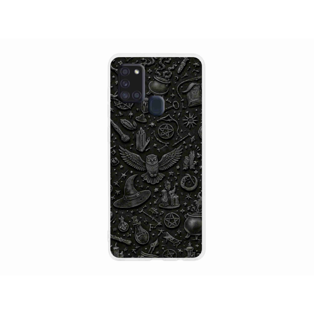 Gélový kryt mmCase na Samsung Galaxy A21s - tmavý magický svet