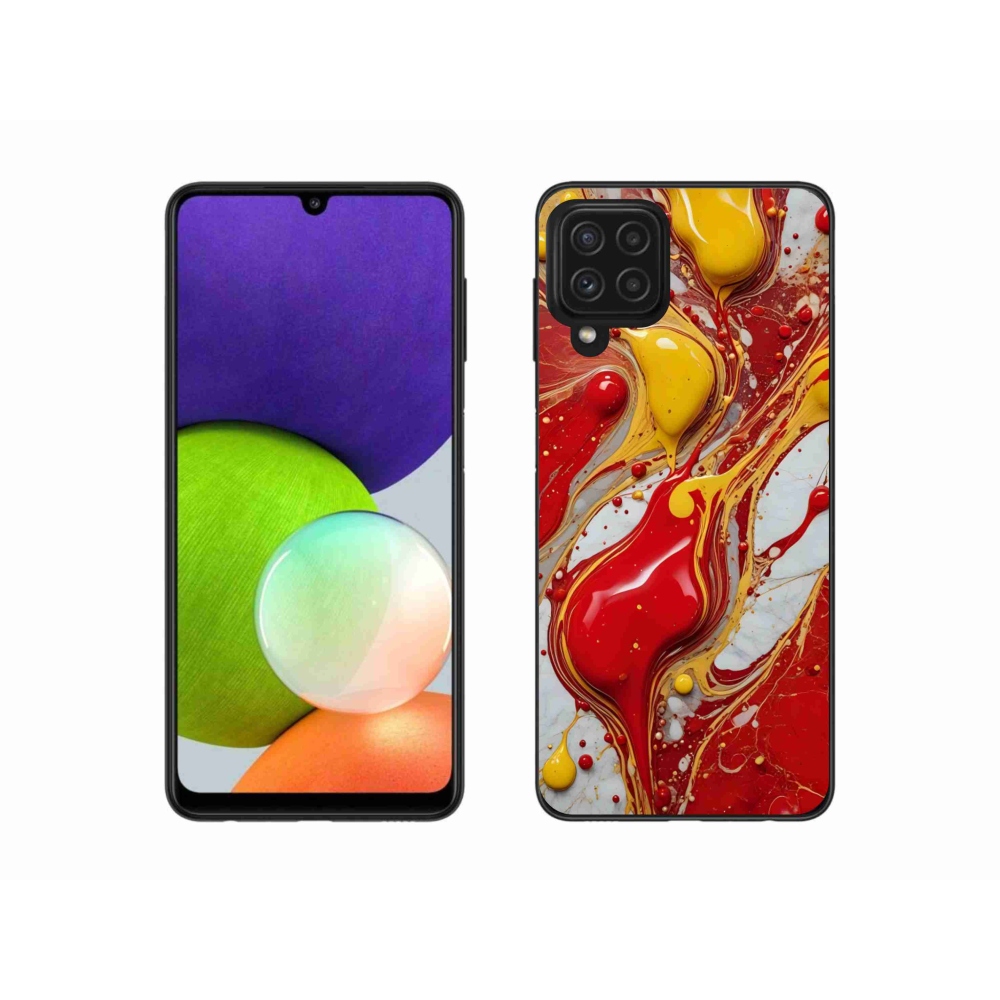 Gélový kryt mmCase na Samsung Galaxy A22 4G - abstraktný motív 42