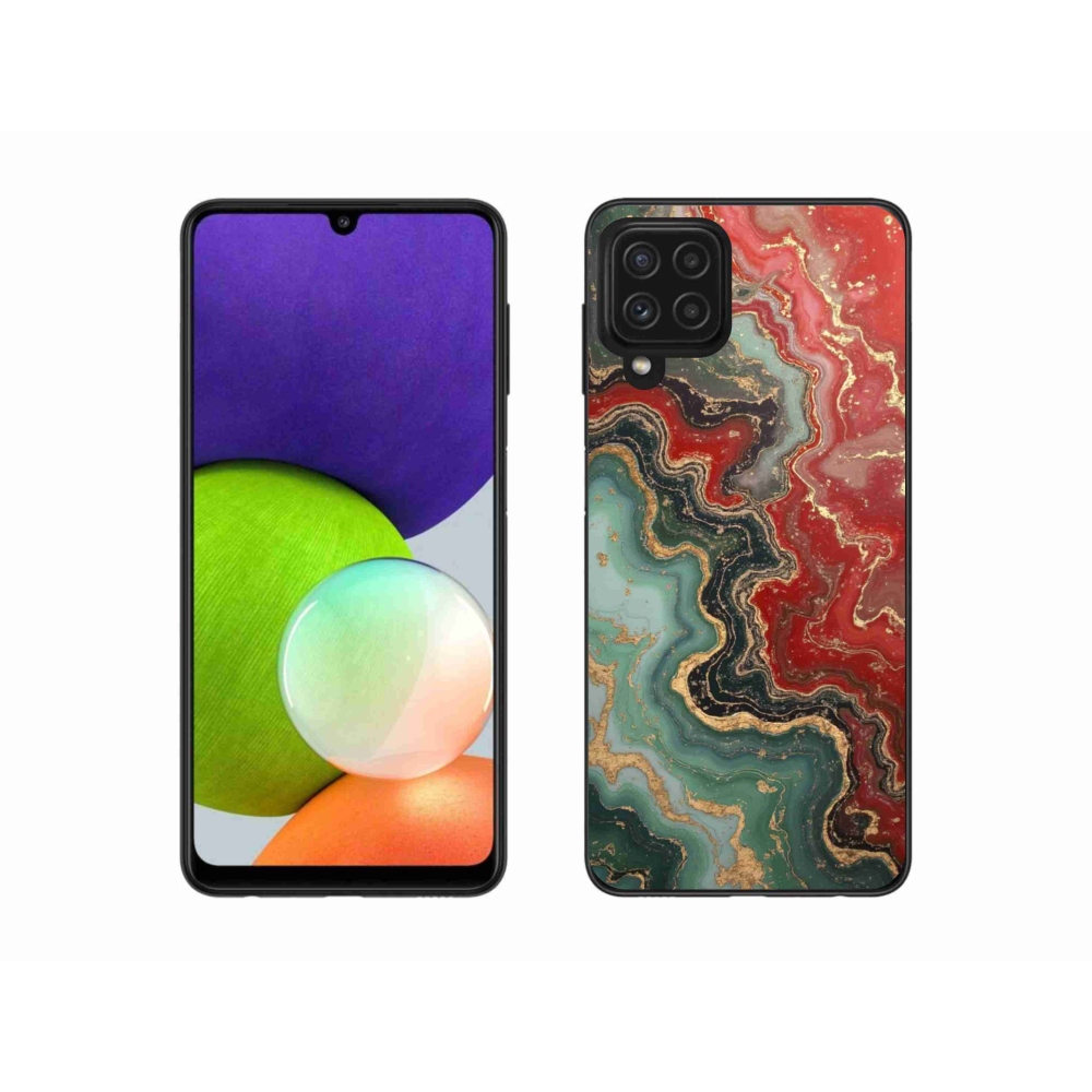 Gélový kryt mmCase na Samsung Galaxy A22 4G - abstraktný motív 55