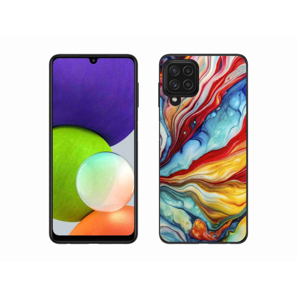 Gélový kryt mmCase na Samsung Galaxy A22 4G - abstraktný motív 58