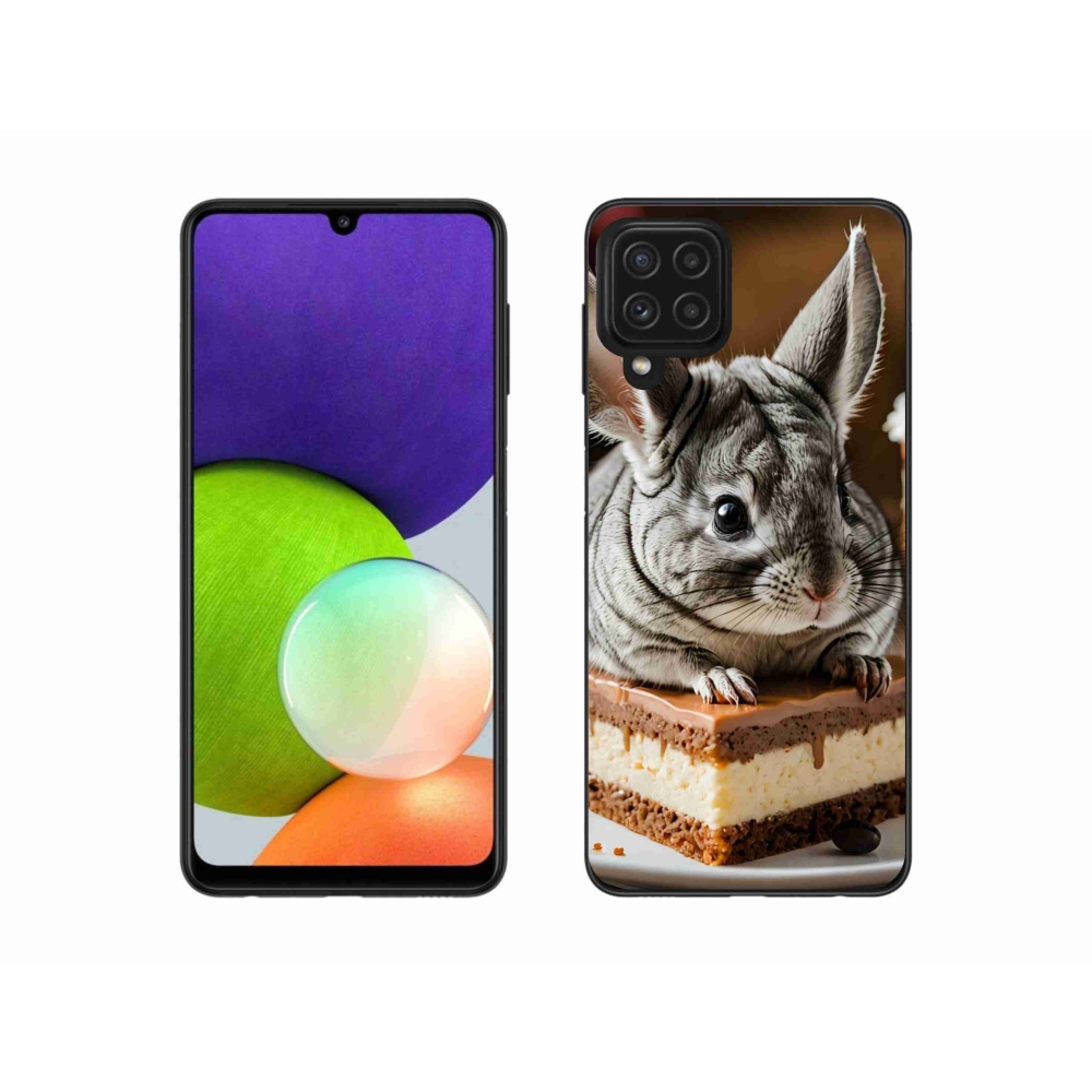 Gélový kryt mmCase na Samsung Galaxy A22 4G - činčila