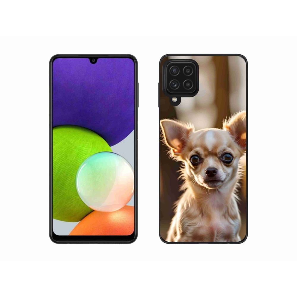Gélový kryt mmCase na Samsung Galaxy A22 4G - čivava 6