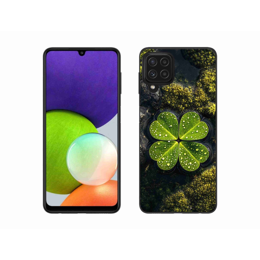 Gélový kryt mmCase na Samsung Galaxy A22 4G - štvorlístok