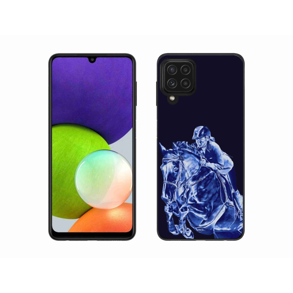 Gélový kryt mmCase na Samsung Galaxy A22 4G - dostihový kôň
