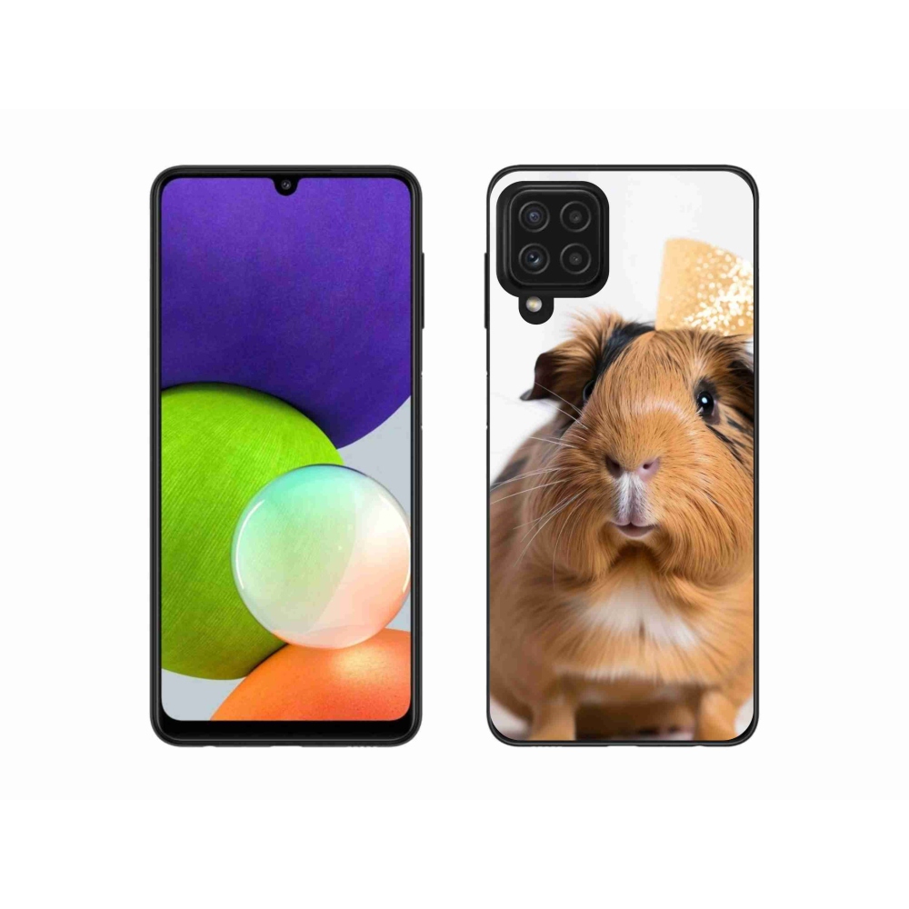 Gélový kryt mmCase na Samsung Galaxy A22 4G - hnedé morča