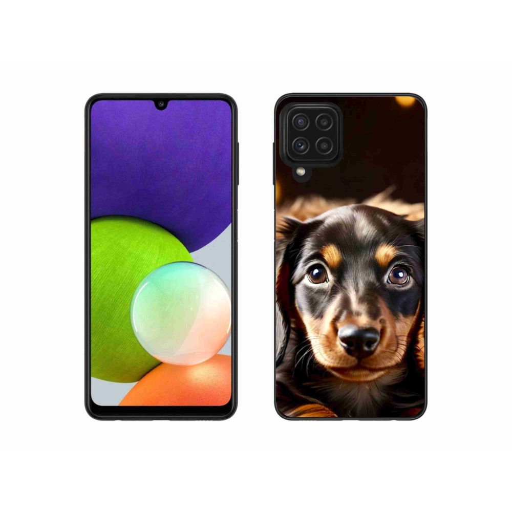 Gélový kryt mmCase na Samsung Galaxy A22 4G - jazvečík