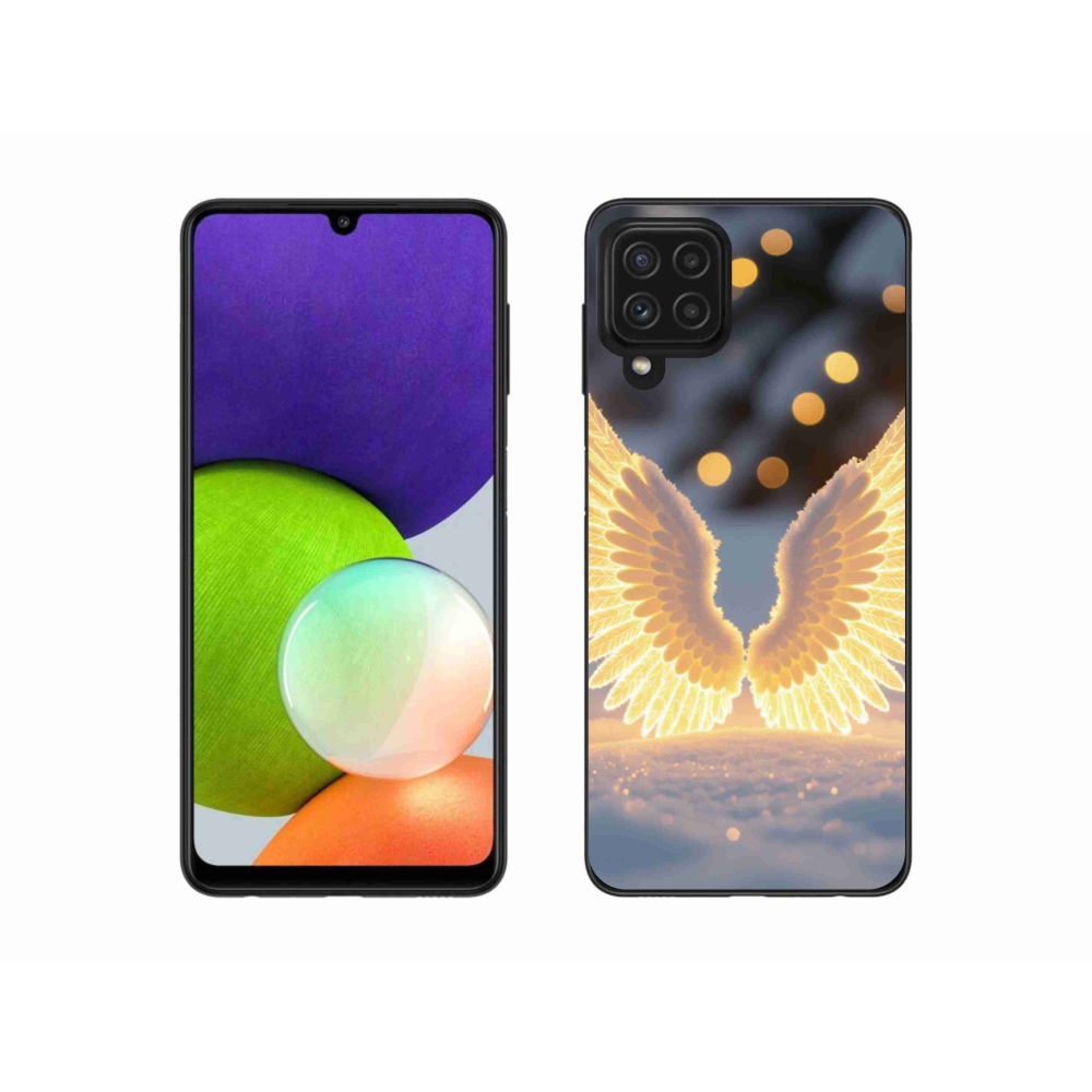 Gélový kryt mmCase na Samsung Galaxy A22 4G - krídla