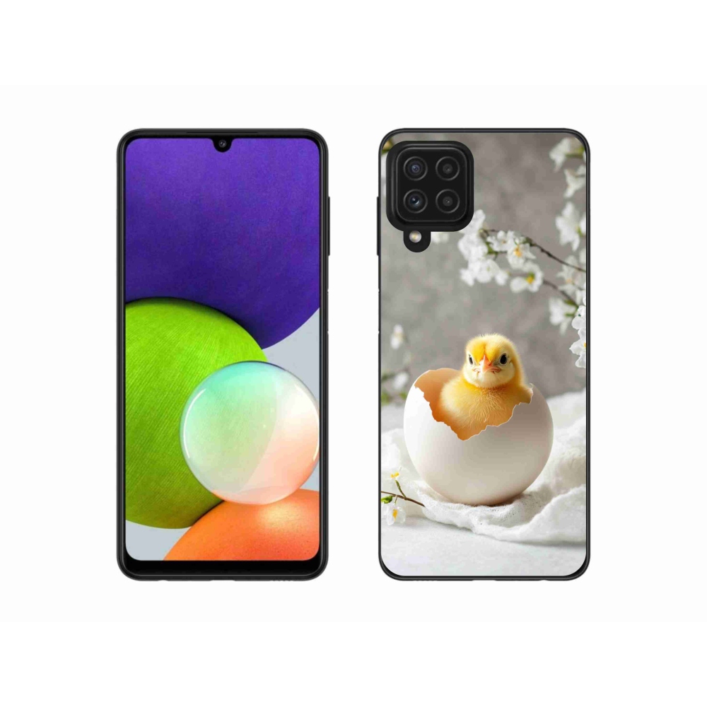 Gélový kryt mmCase na Samsung Galaxy A22 4G - kuriatko