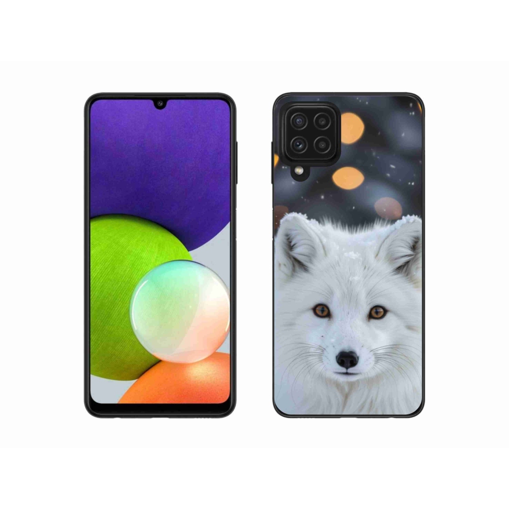 Gélový kryt mmCase na Samsung Galaxy A22 4G - líška polárna