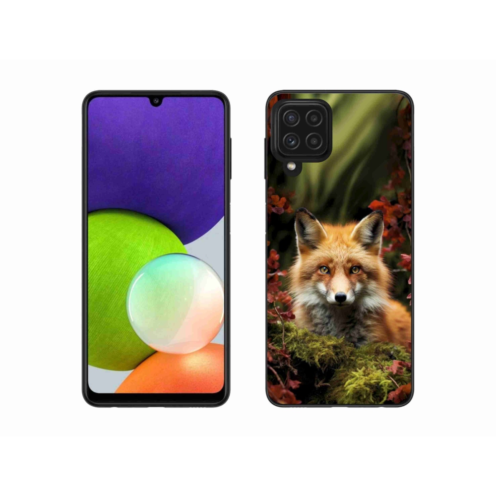 Gélový kryt mmCase na Samsung Galaxy A22 4G - líška v lese