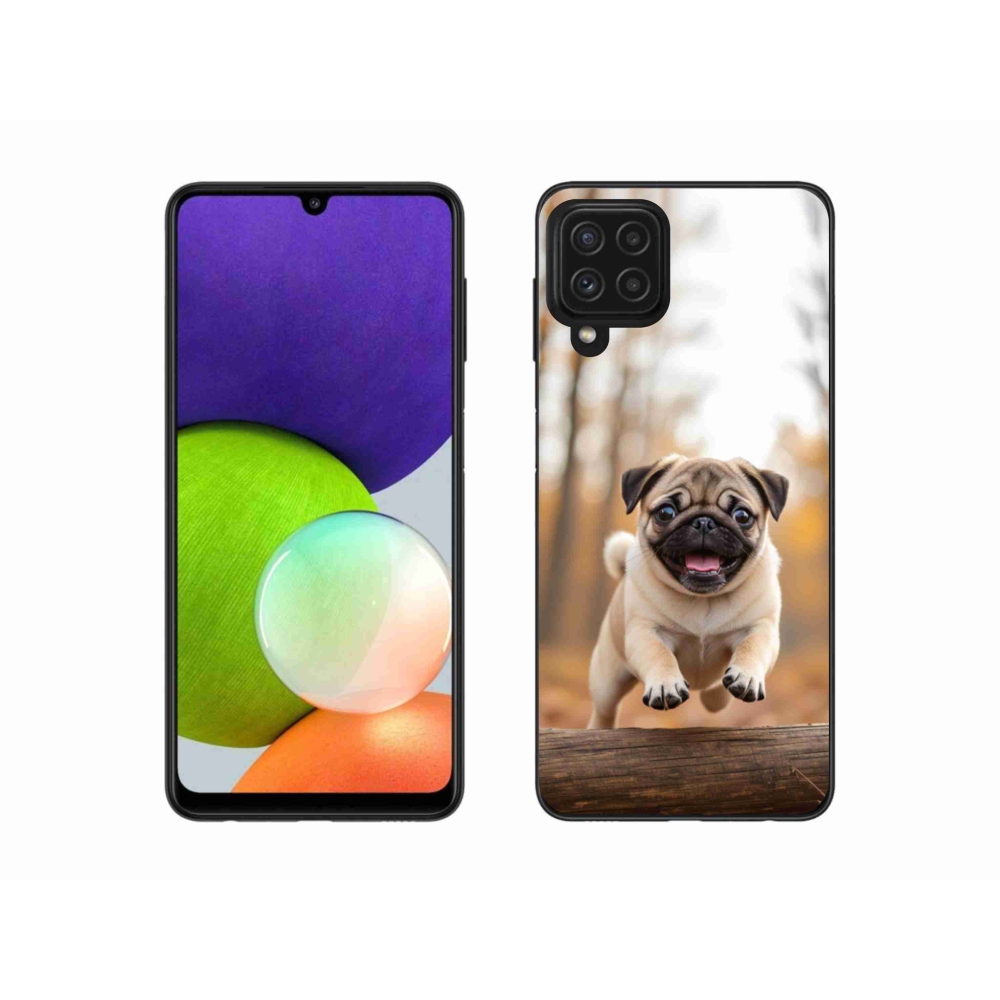 Gélový kryt mmCase na Samsung Galaxy A22 4G - mops 2