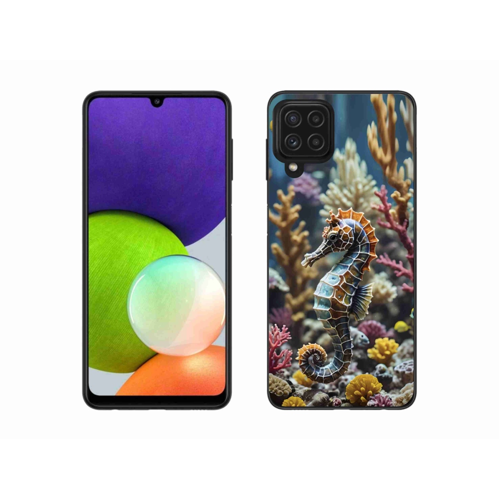 Gélový kryt mmCase na Samsung Galaxy A22 4G - morský koník 2