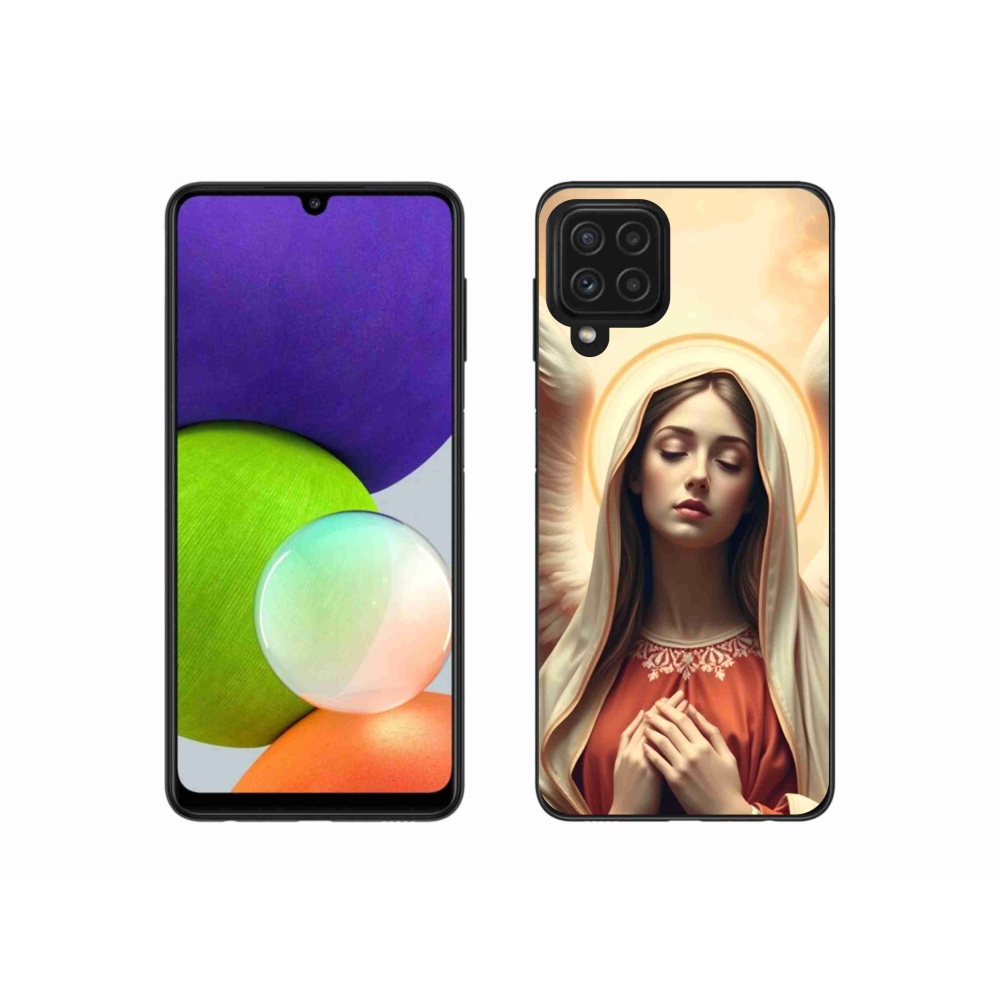 Gélový kryt mmCase na Samsung Galaxy A22 4G - náboženský motív