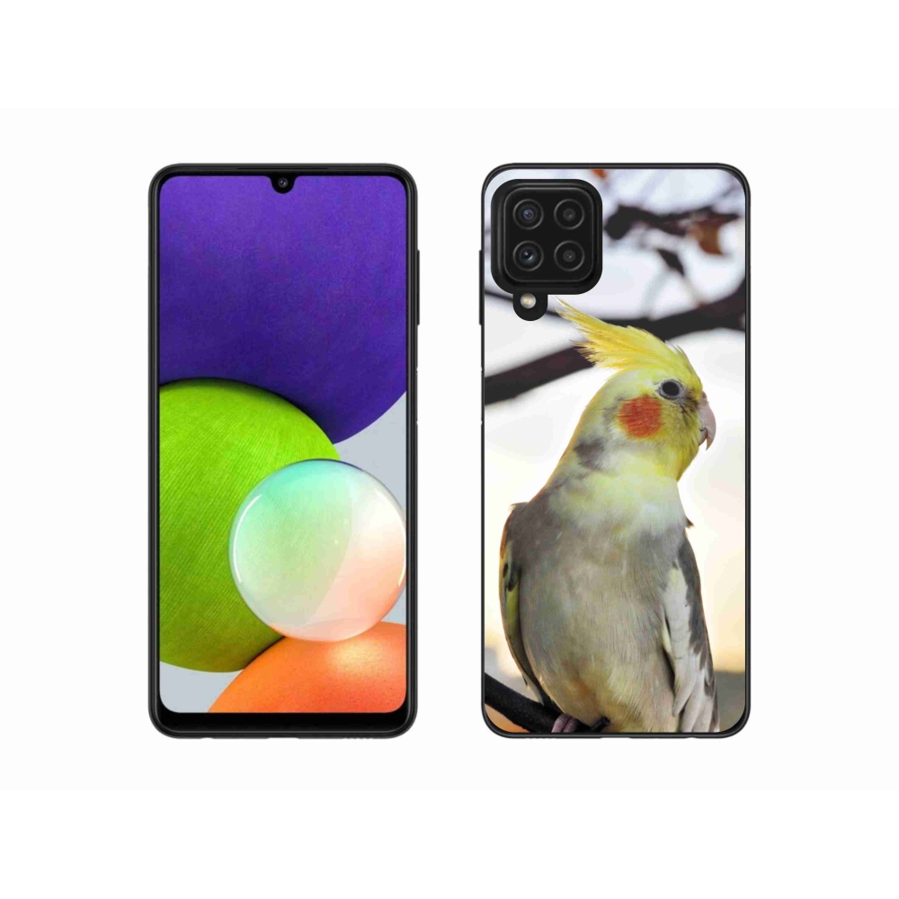 Gélový kryt mmCase na Samsung Galaxy A22 4G - papagáj korela