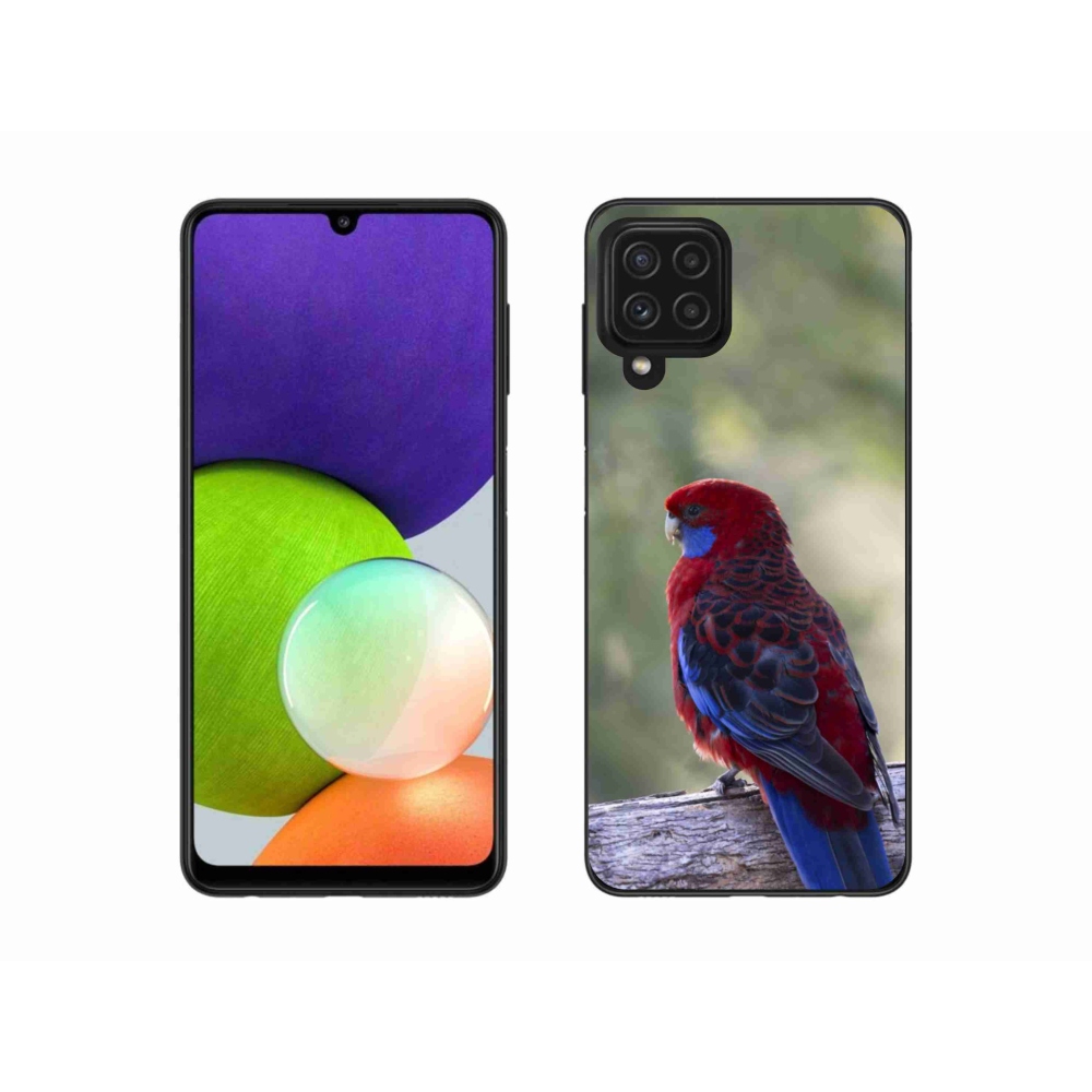 Gélový kryt mmCase na Samsung Galaxy A22 4G - papagáj rosela