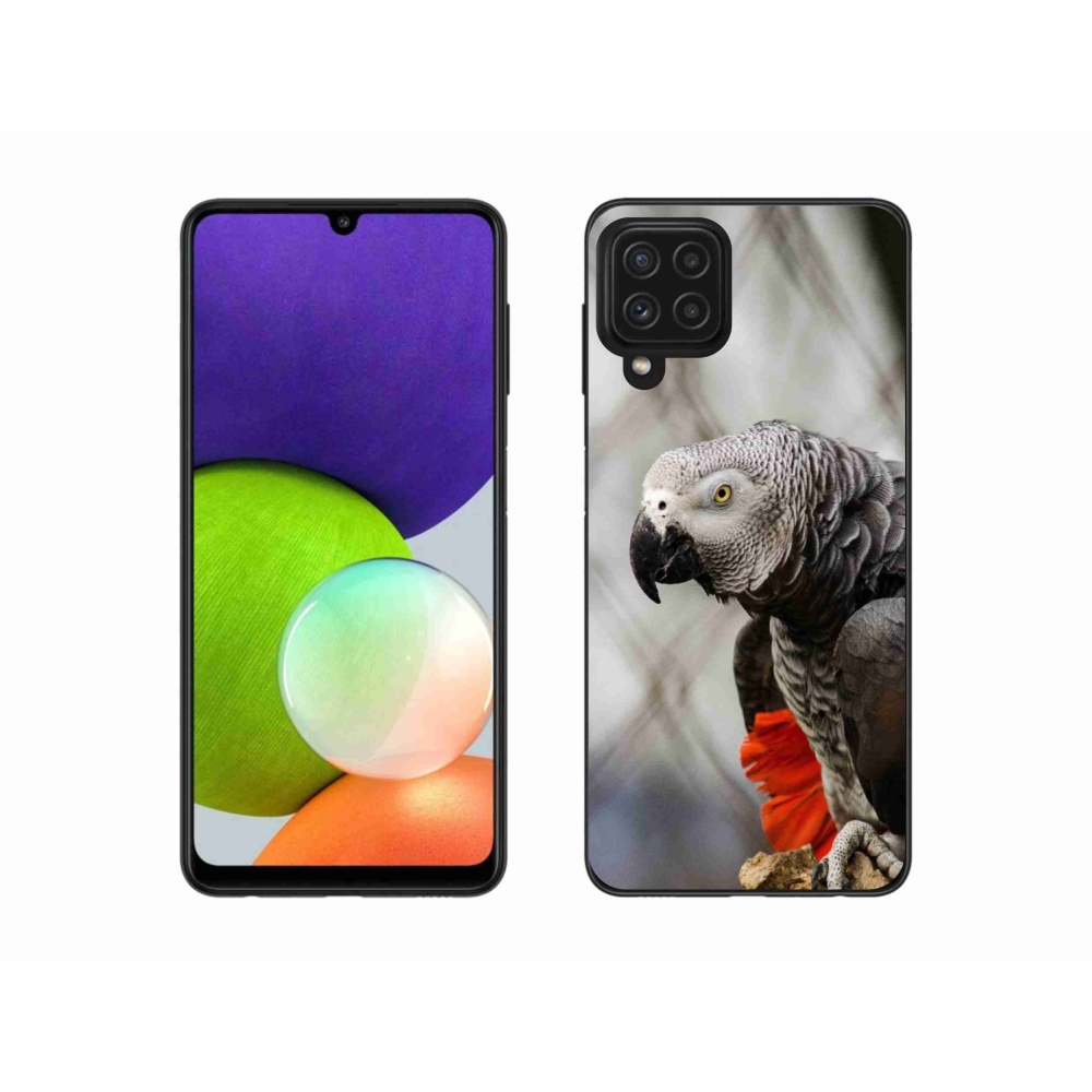 Gélový kryt mmCase na Samsung Galaxy A22 4G - papagáj žako 3