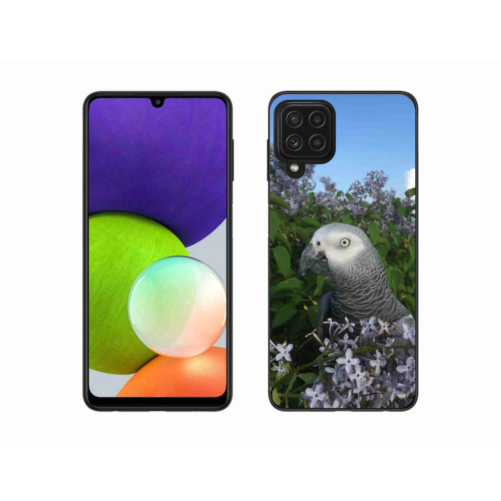 Gélový kryt mmCase na Samsung Galaxy A22 4G - papagáj žako