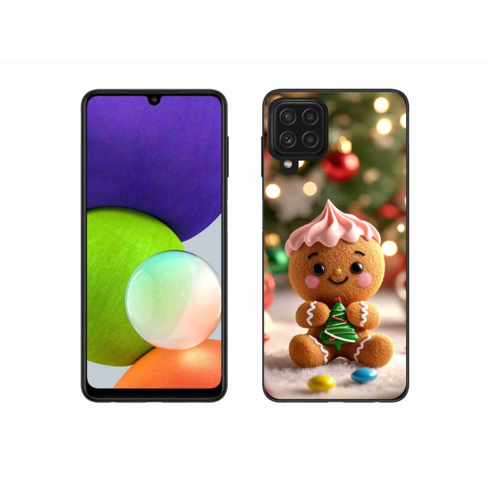 Gélový kryt mmCase na Samsung Galaxy A22 4G - perníček