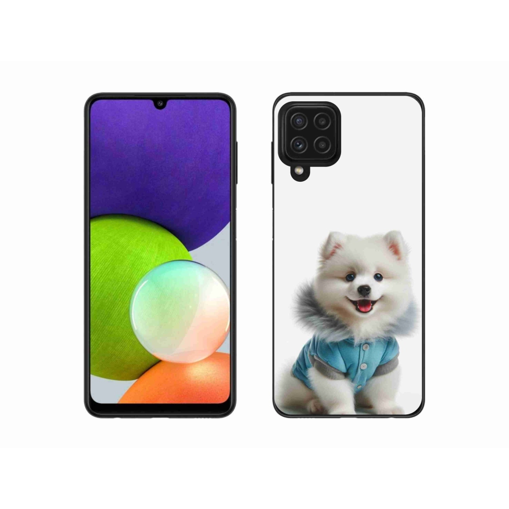 Gélový kryt mmCase na Samsung Galaxy A22 4G - pomeranian