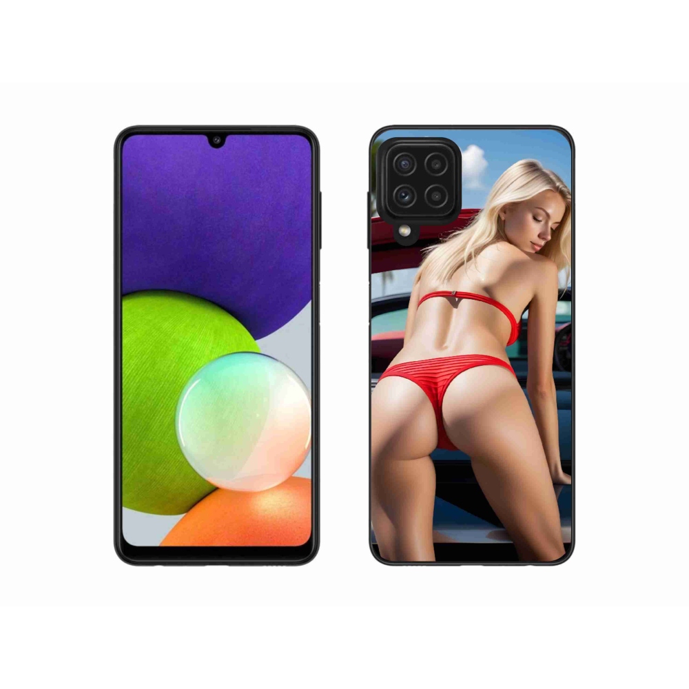 Gélový kryt mmCase Samsung Galaxy A22 4G - sexy žena 2