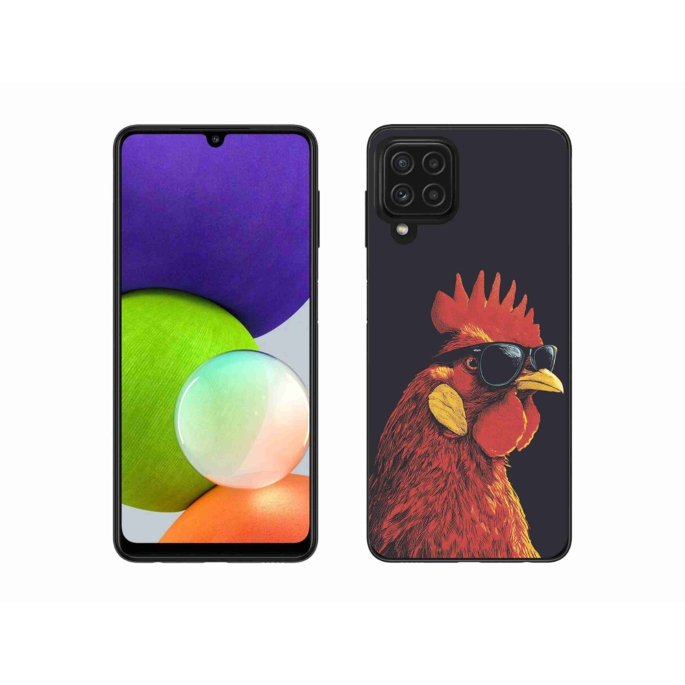 Gélový kryt mmCase na Samsung Galaxy A22 4G - štýlový kohút
