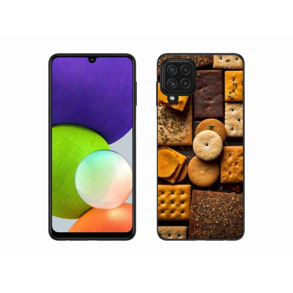 Gélový kryt mmCase na Samsung Galaxy A22 4G - sušienky