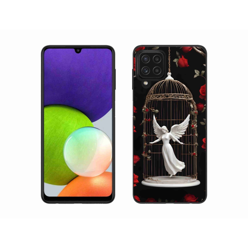 Gélový kryt mmCase na Samsung Galaxy A22 4G - uväznený anjel