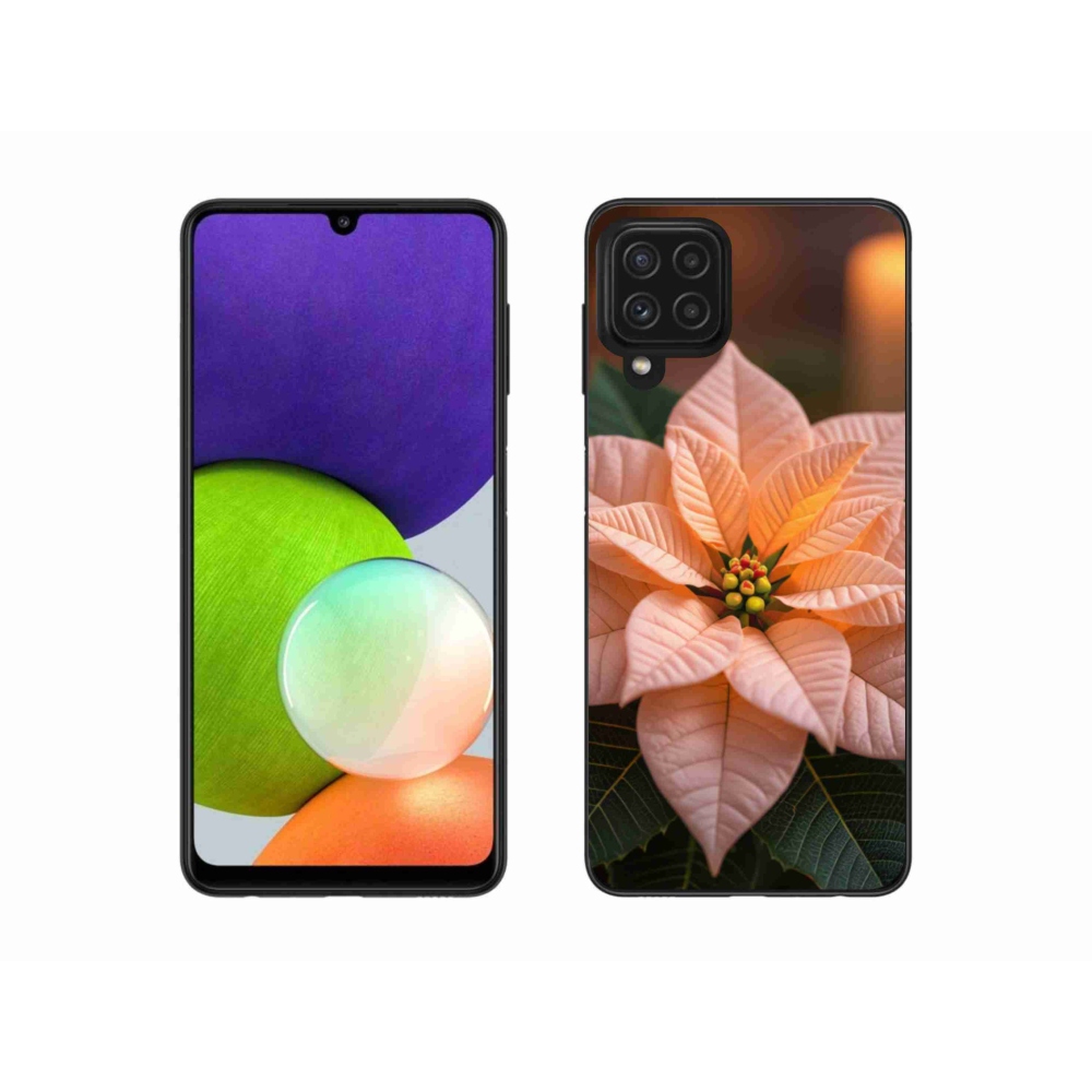 Gélový kryt mmCase na Samsung Galaxy A22 4G - vianočná hviezda