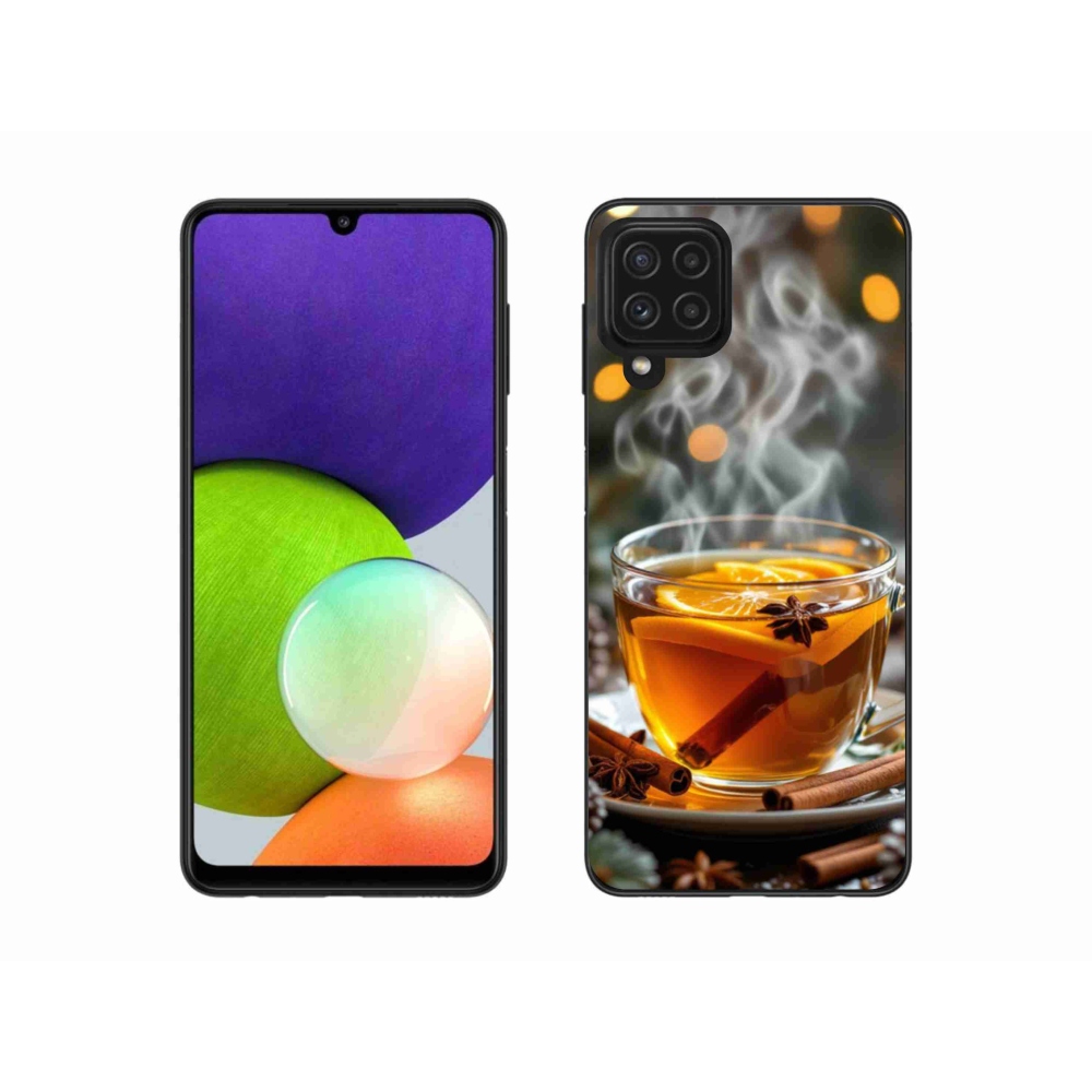 Gélový kryt mmCase na Samsung Galaxy A22 4G - vianočný punč