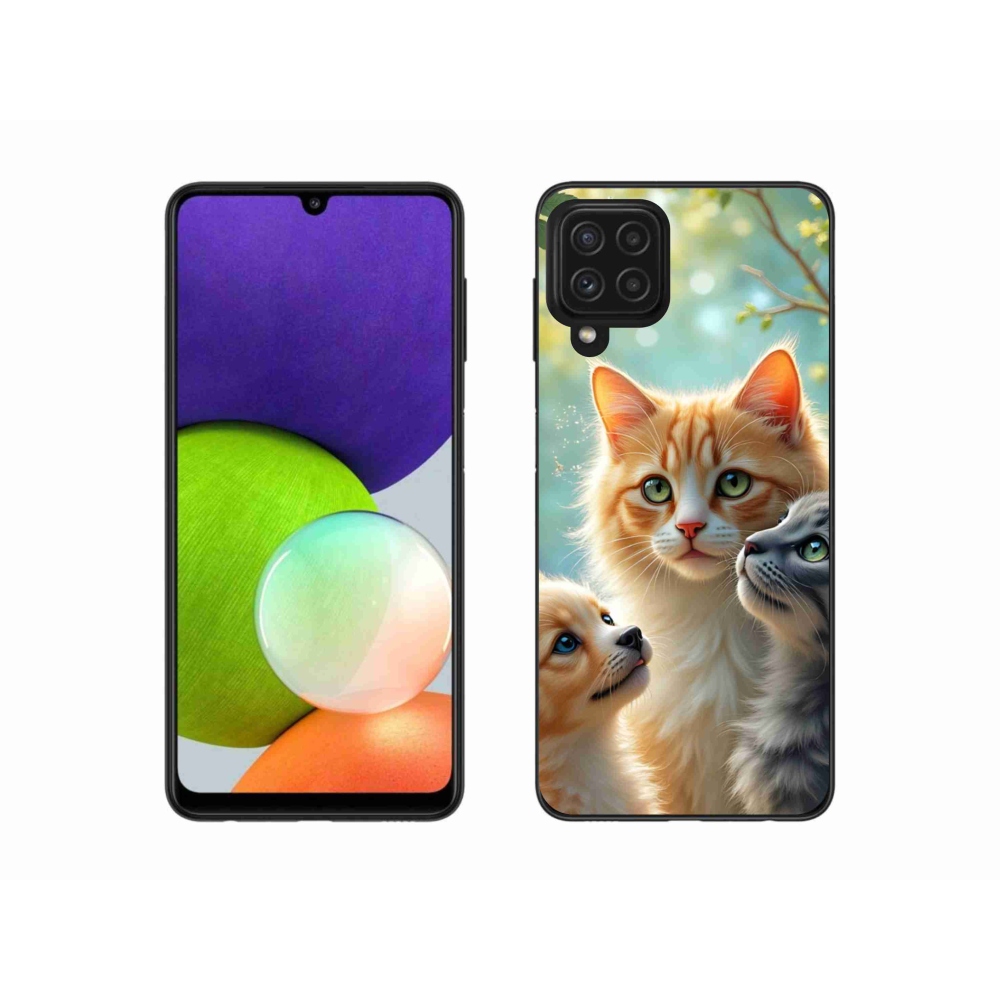 Gélový kryt mmCase na Samsung Galaxy A22 4G - zvieracie priateľstvo 2