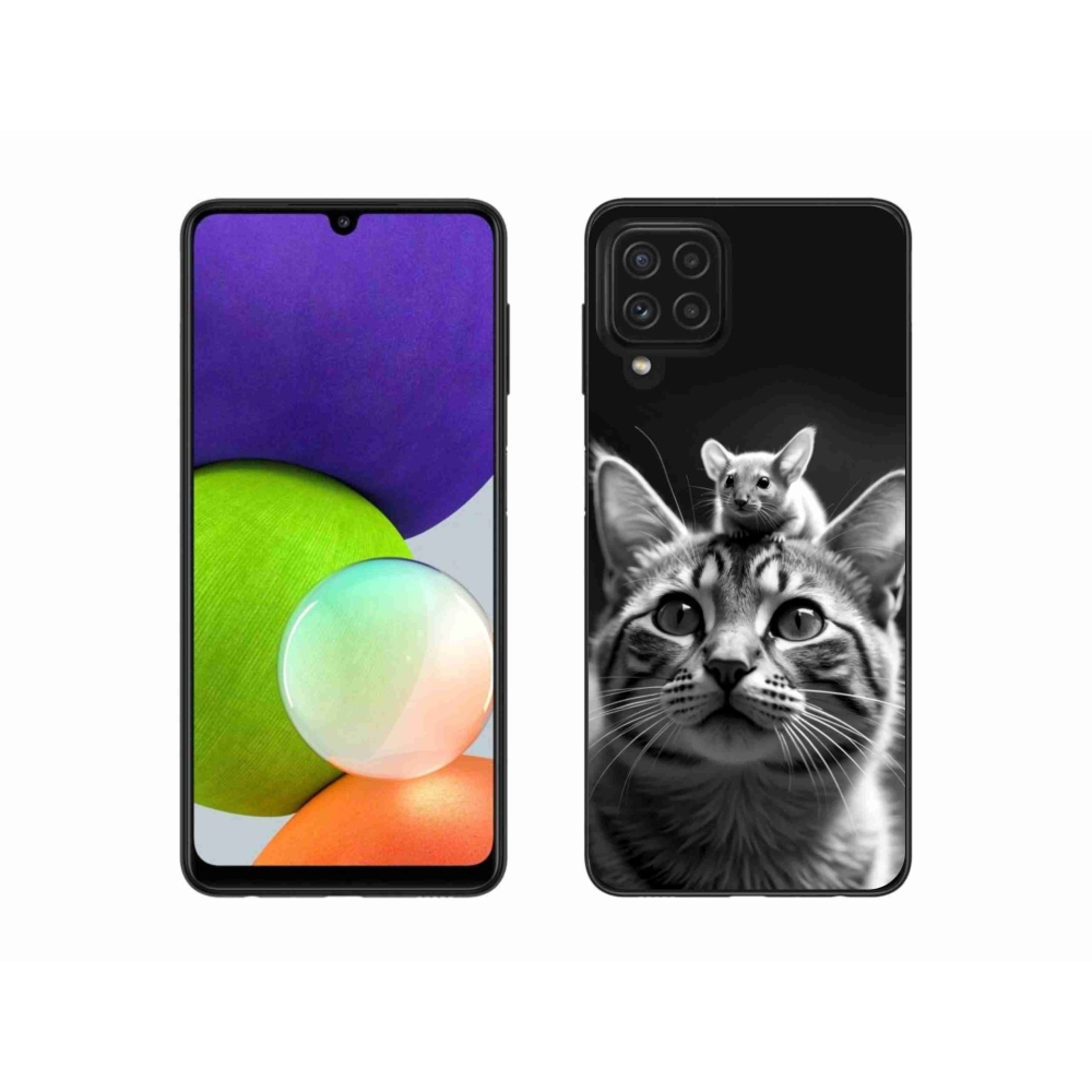 Gélový kryt mmCase na Samsung Galaxy A22 4G - zvieracie priateľstvo 2