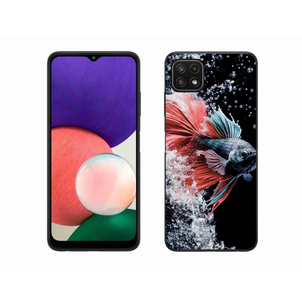Gélový kryt mmCase na Samsung Galaxy A22 5G - bojovníčka pestrá