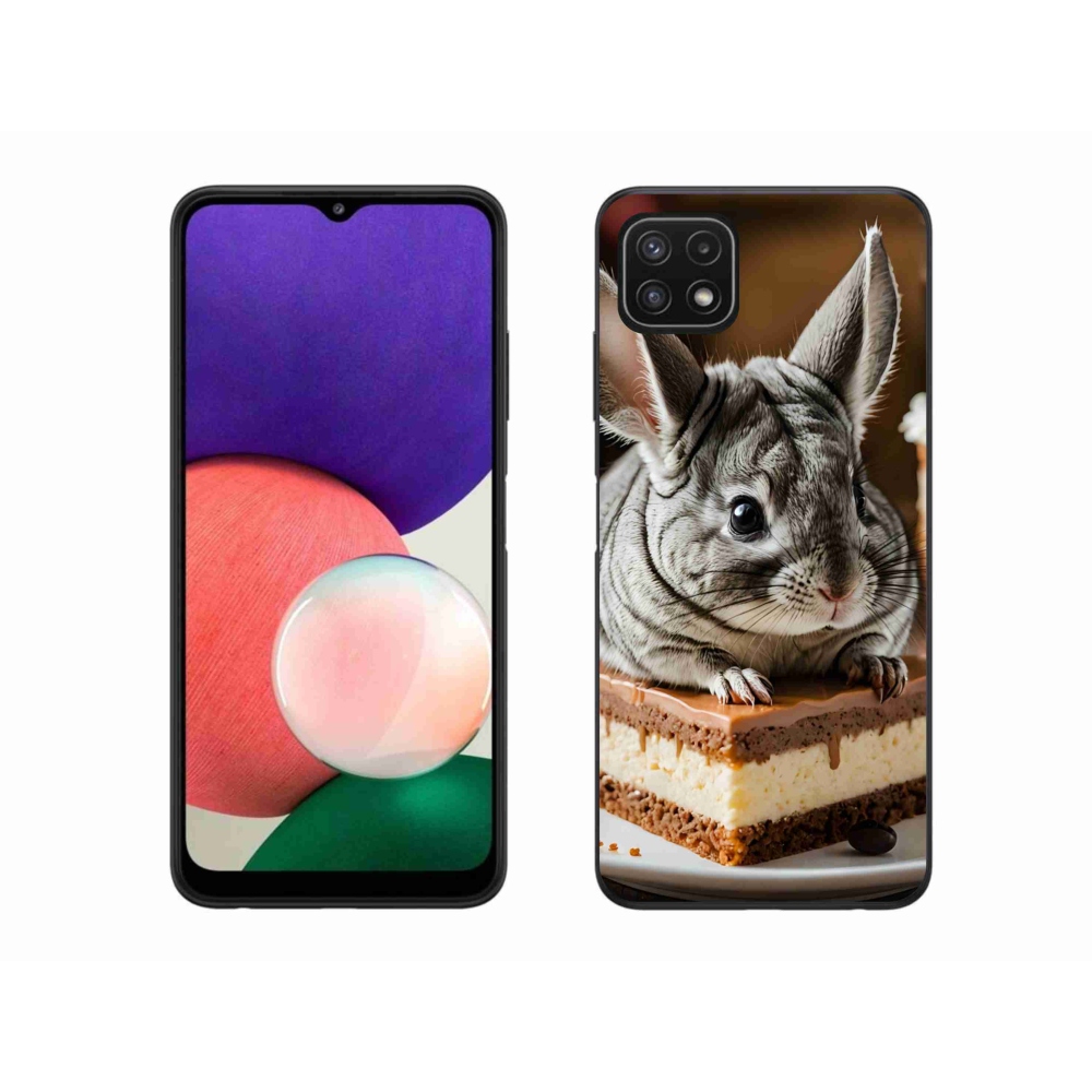 Gélový kryt mmCase na Samsung Galaxy A22 5G - činčila