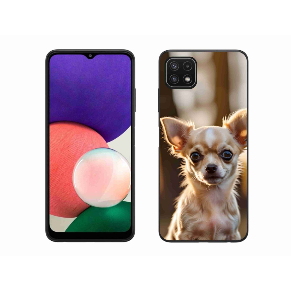 Gélový kryt mmCase na Samsung Galaxy A22 5G - čivava 6