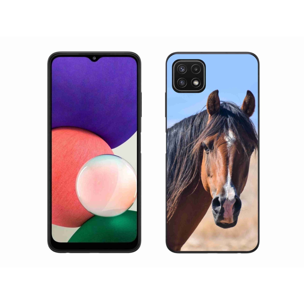 Gélový kryt mmCase na Samsung Galaxy A22 5G - pokojný kôň