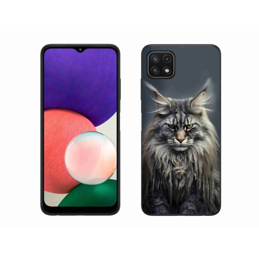 Gélový kryt mmCase na Samsung Galaxy A22 5G - mačacie pohľad 4