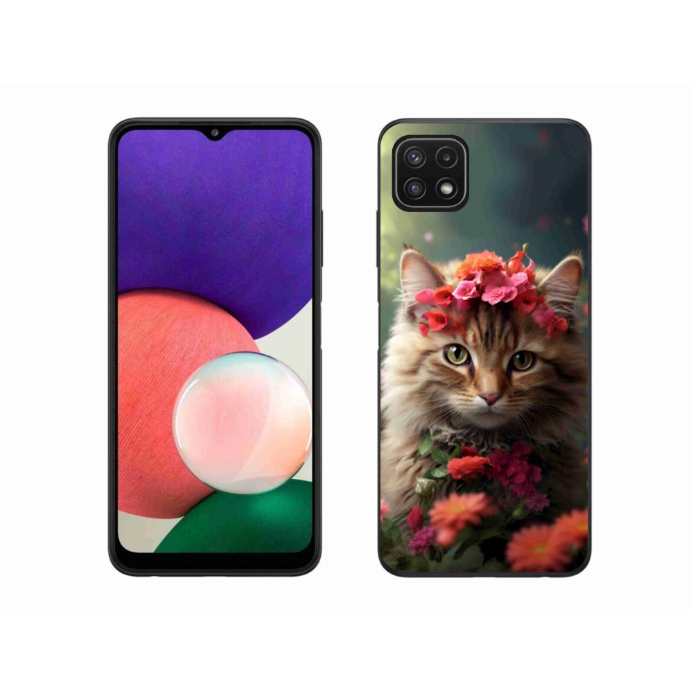 Gélový kryt mmCase na Samsung Galaxy A22 5G - mačacia princezná