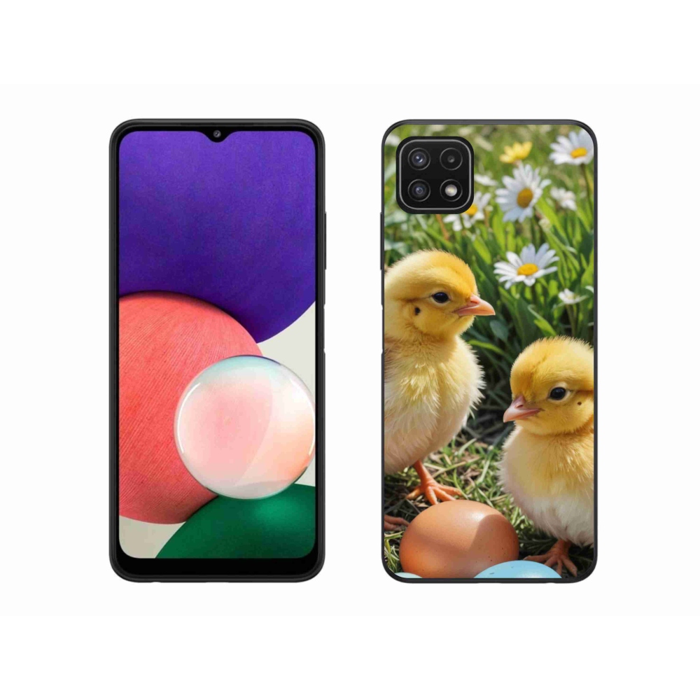 Gélový kryt mmCase na Samsung Galaxy A22 5G - kuriatka