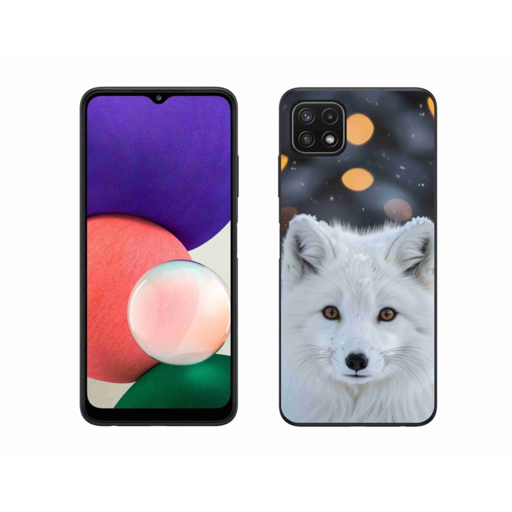 Gélový kryt mmCase na Samsung Galaxy A22 5G - líška polárna
