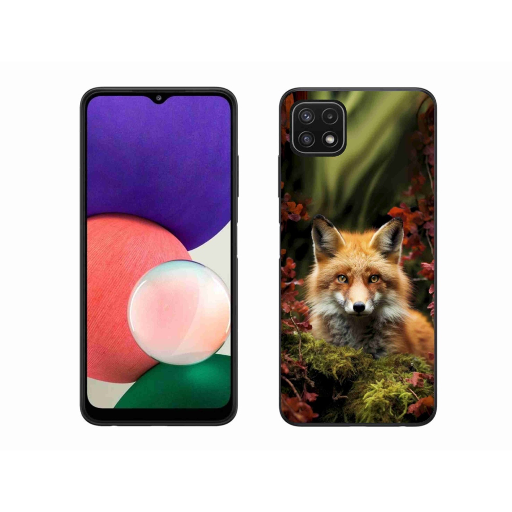 Gélový kryt mmCase na Samsung Galaxy A22 5G - líška v lese