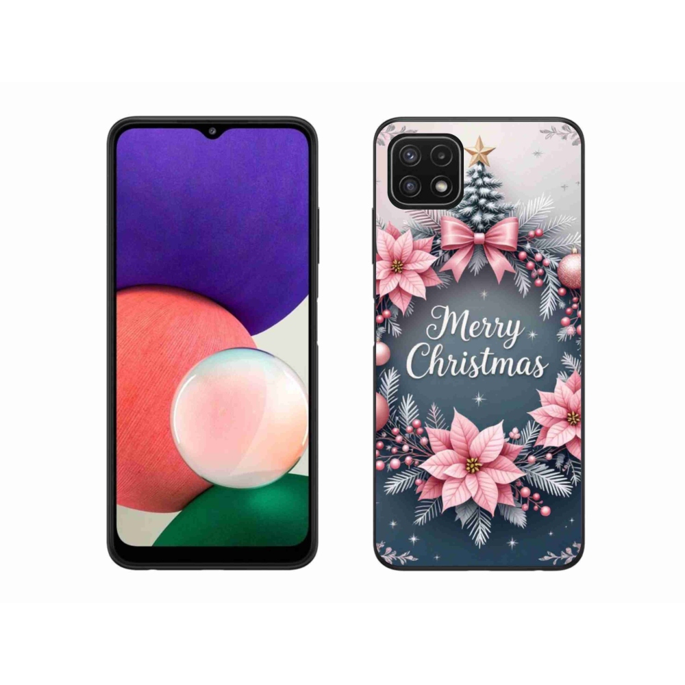 Gélový kryt mmCase na Samsung Galaxy A22 5G - merry christmas