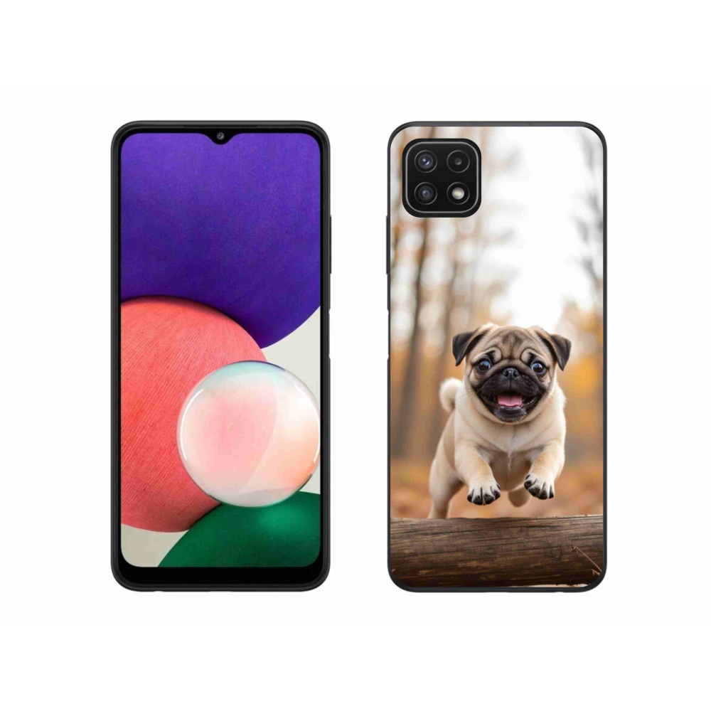 Gélový kryt mmCase na Samsung Galaxy A22 5G - mops 2
