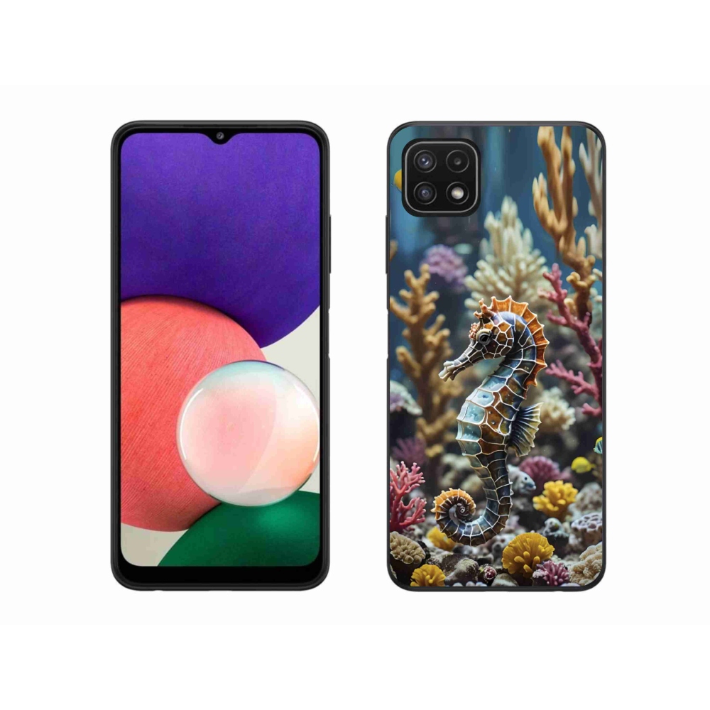 Gélový kryt mmCase na Samsung Galaxy A22 5G - morský koník 2
