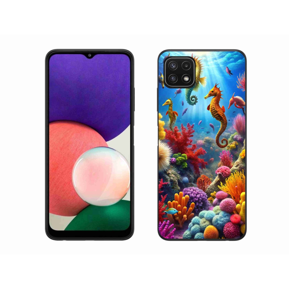 Gélový kryt mmCase na Samsung Galaxy A22 5G - morský svet 3