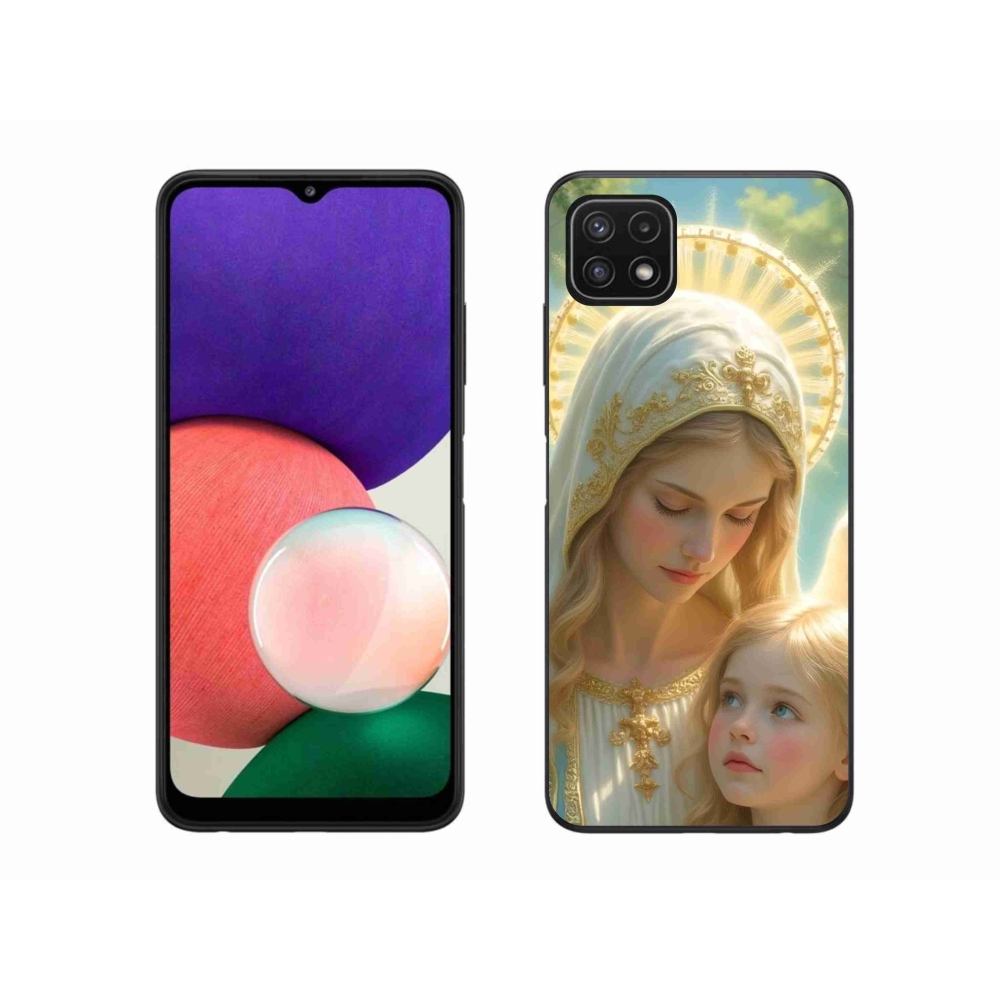 Gélový kryt mmCase na Samsung Galaxy A22 5G - náboženský motív 2