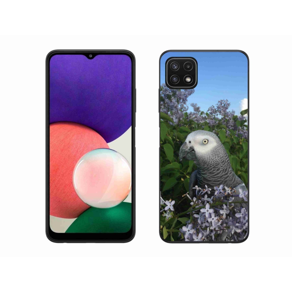 Gélový kryt mmCase na Samsung Galaxy A22 5G - papagáj žako